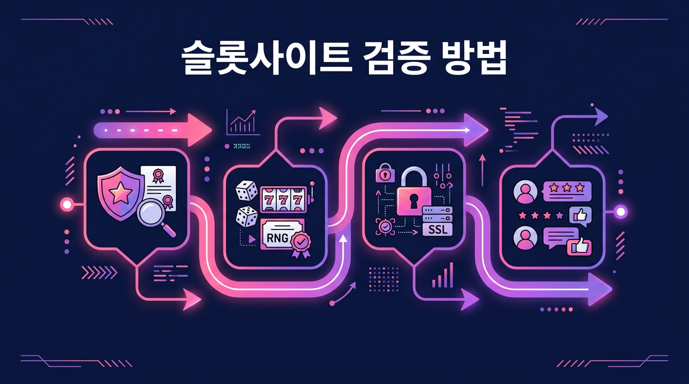 슬롯사이트 검증 방법: 안전하고 신뢰할 수 있는 사이트를 찾는 법