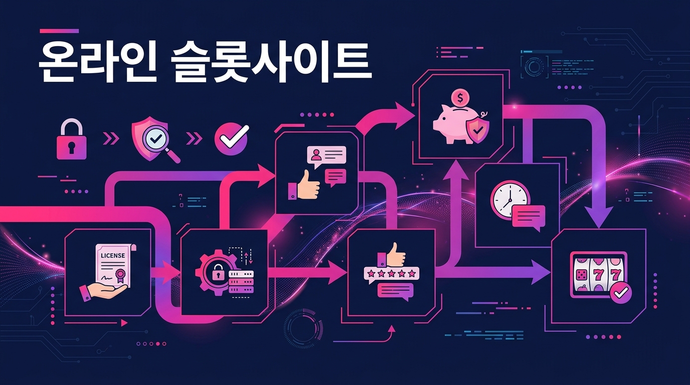온라인 슬롯사이트의 안전성은 중요합니다. 그래서 어떻게 확인하는 것이 좋을까요?