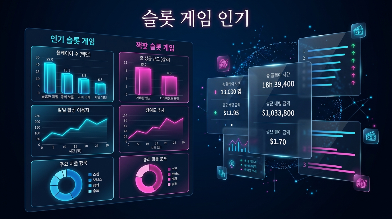 슬롯 게임 인기: 인기 슬롯 게임과 잭팟 슬롯 게임의 차이점은 무엇일까?