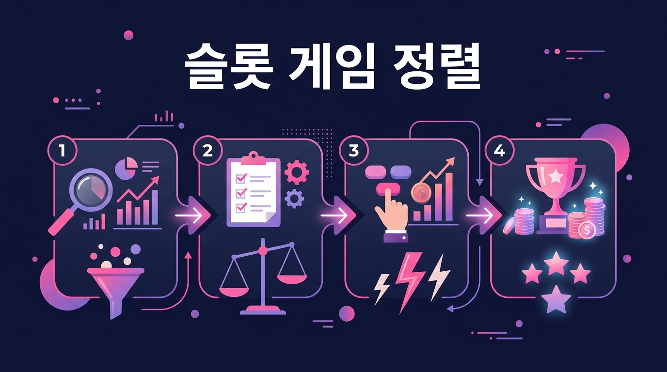 슬롯 게임 정렬: 온라인 슬롯 게임에서 성과를 올리는 최적의 방법
