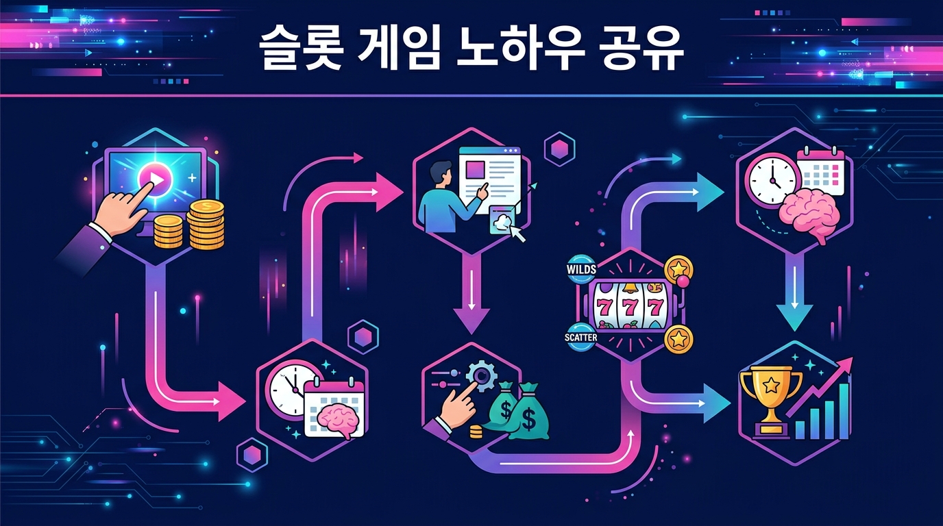슬롯 게임 노하우 공유: 온라인 카지노에서 성공하는 데 필요한 전략과 정보
