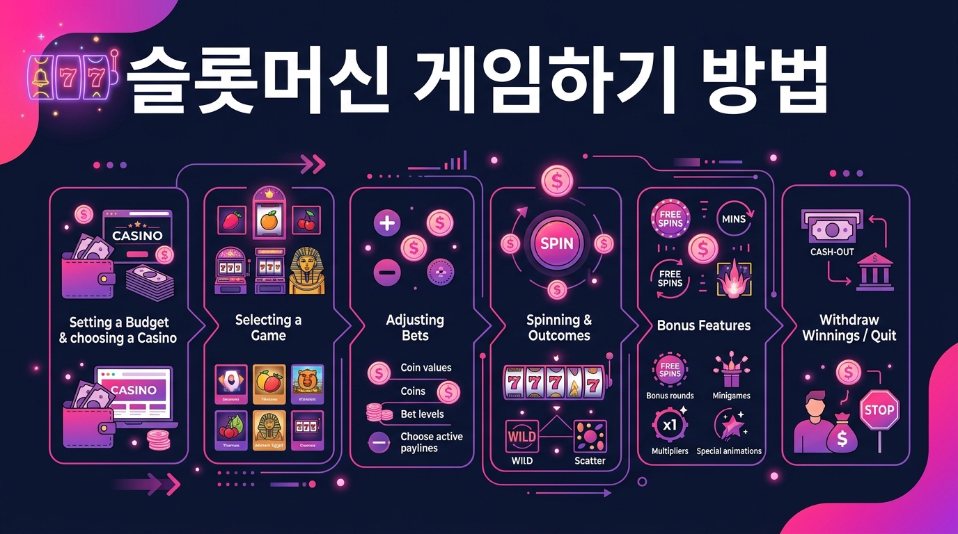 슬롯머신 게임하기 방법: 초보자에게 적합한 온라인 슬롯 게임 전략