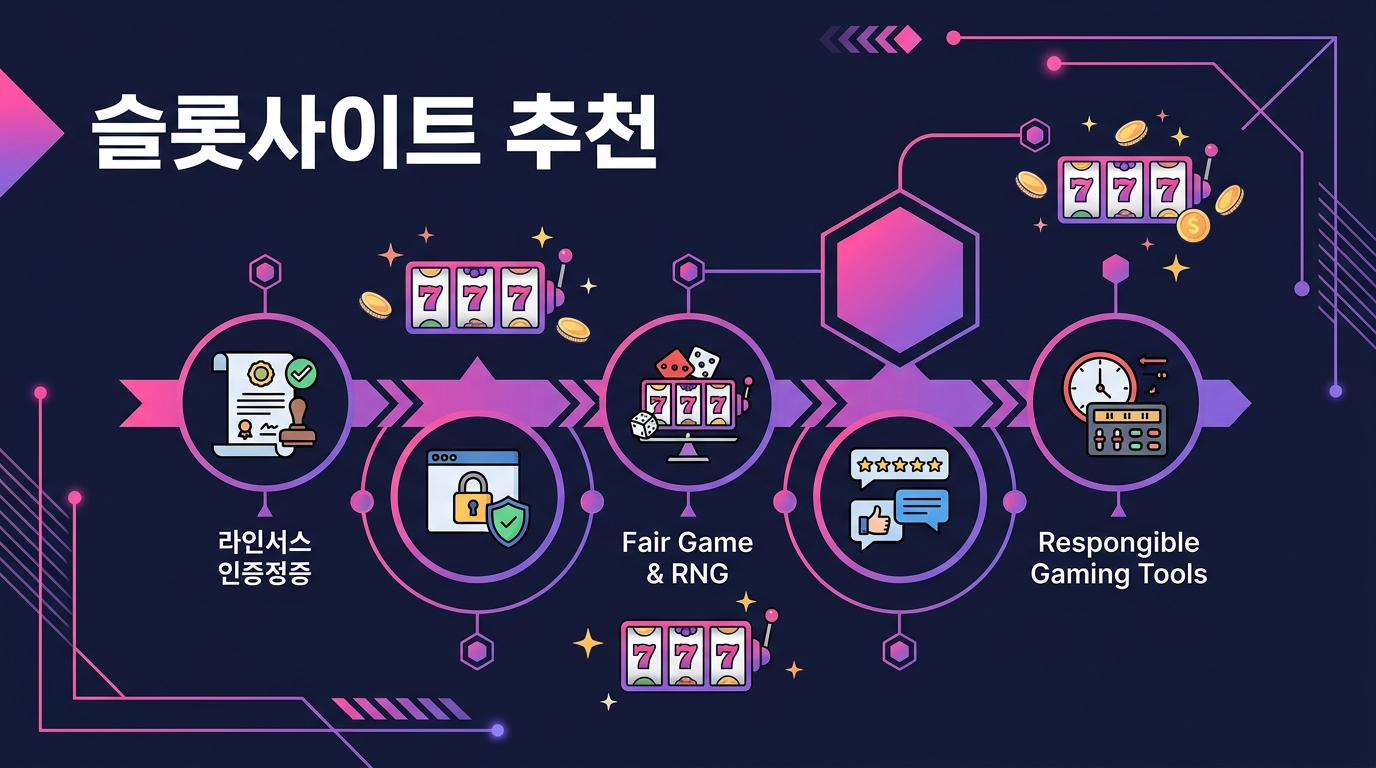 슬롯사이트 추천하는 방법: 안전하고 신뢰할 수 있는 슬롯 사이트를 위한 가이드