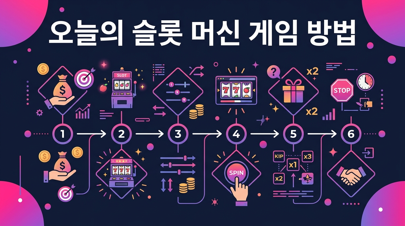 오늘의 슬롯 머신 게임 방법: 실전에서 적용할 수 있는 핵심 전략