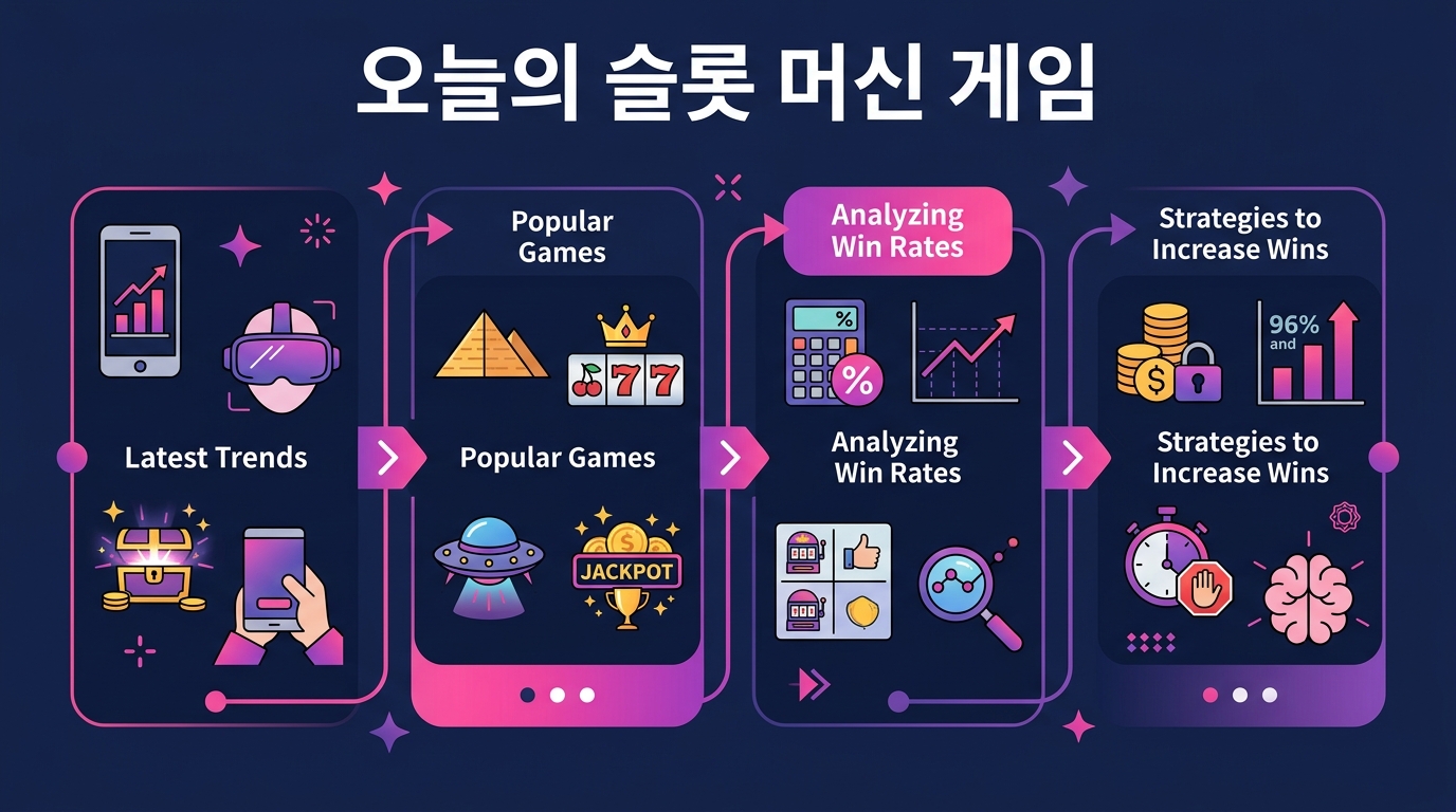 오늘의 슬롯 머신 게임: 최신 트렌드와 인기 게임을 분석하며 승률을 높이는 방법